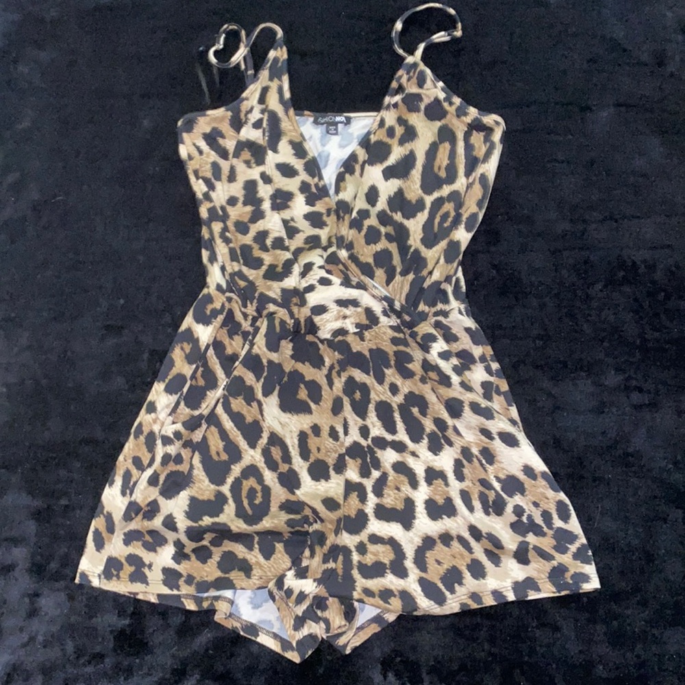 Fashion Nova Cheetah Romper